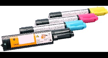 Set 4x ABC huismerk toner geschikt voor Dell 3000cn 3100cn 3000 cn 3100 cn
