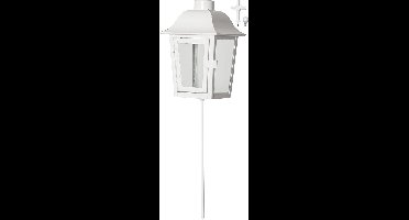 Star Trading Serene lantaarn, grondspies, graflantaarn, decoratie, wit, voor buiten, 45 cm