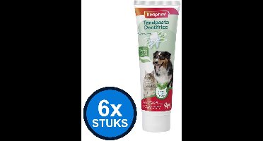 6x Beaphar - Tandpasta Pepermunt & Peterselie 100g - Hondenverzorging - 100 g
