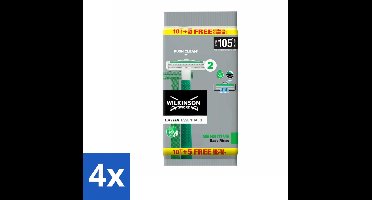 4 x Wilkinson - Wegwerpscheermesjes - Extra Essential 2 Sensitive - Zacht - 15 mesjes - Wegwerpscheermes - Scheermes - Wilkinson - Gevoelige Huid - Scheermesjes