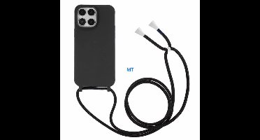 Green On Cord Case Colours For iPhone 12 / 12 Pro - Zwart