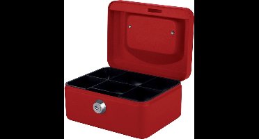 Geldkist Pavo 150 x 115 x 80 mm Rood
