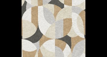 GRAFISCH BEHANG | Abstract - Wit Beige Zwart Grijs Bruin - A.S. Création French Affair