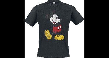 Mickey Mouse Vintage Micky Heren T-shirt - zwart - M