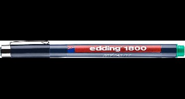 Edding 1800 Precisie fineliner - 0.7mm - Groen