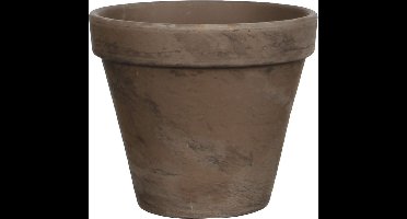 Mica Decorations Stan Bloempot - H9,5 x Ø11,5 cm - Terracotta - Grijs