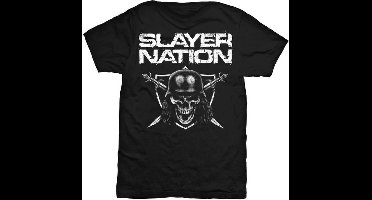 Slayer Slayer Nation Men's Black T Shirt: Small