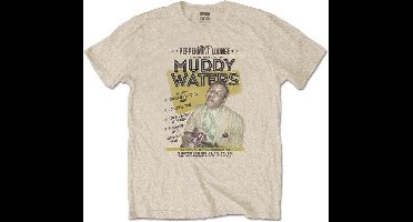 Muddy Waters - Peppermint Lounge Heren T-shirt - S - Creme