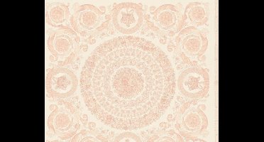 KLASSIEK ORNAMENTEN BEHANG - Roze Wit Metallic - AS Creation Versace 4