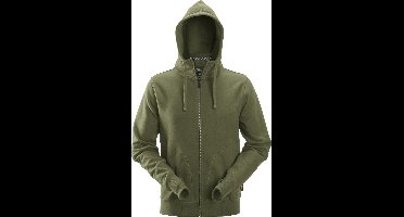 Snickers 2890 AllroundWork, Hoodie Volledige Rits - Khaki Groen - L