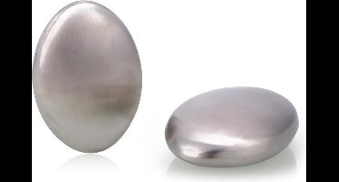 Scoby - RVS Zeep - Zeepsteen - Geurverwijderaar - Handen Wassen - Cadeau - Zilver