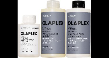 Olaplex Curl Bond Shaper Hydrating Curl Transformation Routine No.3Plus + No.4 + No.5