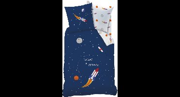 Matt & Rose Dekbedovertrek Explore Space - Eenpersoons - 140 x 200 cm - Katoen