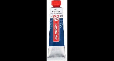 Olieverf Tube 40ml Phtaloblauw 570 voor creatieve schilderprojecten.