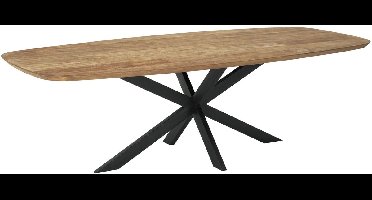 DTP Home Dining table Evo Danish oval 260,76x260x110 cm, recycled teakwood