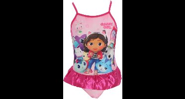 Gabby's Dollhouse Badpak - Maat 98/104 - Roze - Badpak Meisjes
