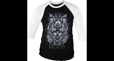 DC Comics Aquaman Raglan top -L- Atlantis Zwart/Wit