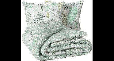 Alioe-beddengoedset 220x240 cm groen