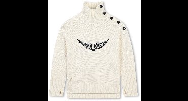 Zadig & Voltaire X60210 Trui Beige 6 Years Meisje