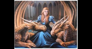 Canvas - Fierce Loyalty - Anne Stokes