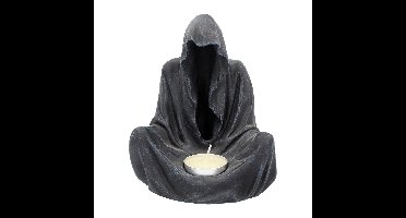 Nemesis Now - Final Flame, sitting reaper Theelichthouder - Zwart