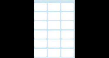 Etiket HERMA 3746 17x26mm wit 126stuks