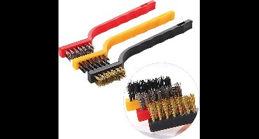 Staalborstel Kit - 3 Stuks - Set