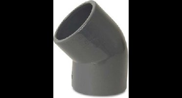 Cepex PVC knie 45 graden 75 mm x 75 mm
