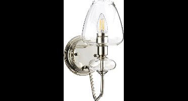 Landelijke Hanglamp - Steady Lighting - Metaal - Landelijk - E27 - L: 45.7cm - Voor Binnen - Woonkamer - Eetkamer - Zilver