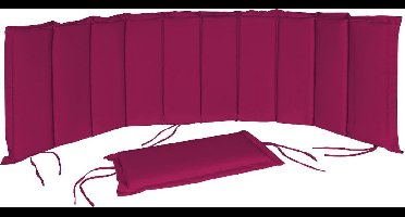 Tuinkussen voor Ergonomisch Ligbed – Tuinkussen incl. Hoofdkussen - Rood