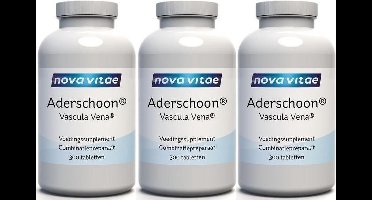 Nova Vitae - Aderschoon - 900 tabletten - ondersteunt bloedvaten en circulatie met vitaminen, mineralen en kruiden.