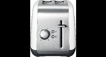 KitchenAid 5KMT2115EWH - Broodrooster - 2 sleuven - Zilver - Wit