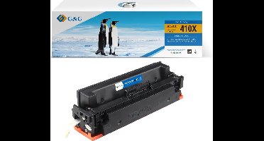 G&G Huismerk Toner Alternatief voor HP 410X (CF410X) - Zwart Hoge Capaciteit