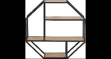 Giga Living Wandplank Varven - Naturel - 77x20x77cm