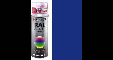 Motip Dupli-Color Spuitbus Acryl Hoogglans - RAL 5002 Ultramarijn Blauw