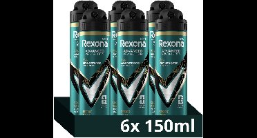 Rexona Men Advanced Protection Anti-Transpirant Spray - Sport Cool - met Body Heat Activated Technologie - 6 x 150 ml