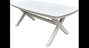 Les - Davos tuintafel Deens ovaal 200x100 cm - créme