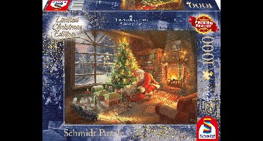 Schmidt Puzzle Legpuzzel Santa Is Here Karton 1000 Stukjes