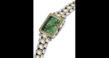 Gc Gc Plaza Mid Size Metal Analoog Quartzhorloge Zilverkleurig En Goudkleurig Kast Gemaakt Van 100% Roestvrij Staal En Een Armband Van 100% Roestvrij Staal 25 Z29008L1MF, Z29009L9MF