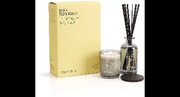 Max Benjamin Geurkaars & Geurstokjes Cadeauset - Lemongrass & Ginger