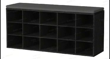 DailySupplies® Schoenenbank met Zitkussen - Schoenenrek - Schoenenbank - Halmeubel