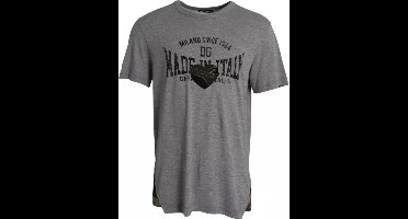 Made in Italy TShirt Grey Camo Heart - Gray T-Shirts