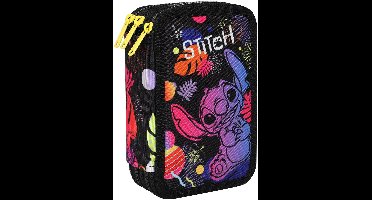 CoolPack JUMPER 3 STITCH - Tekenetui - Pennenetui met drie compartimenten en accessoires