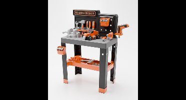 Smoby - Speelgoedwerkbank Black & Decker pro - Gereedschap - bouwset