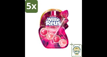 5 x Witte Reus - DeLuxe Toiletblok - Delicate Magnolia - 1 Toiletblok - Grootverpakking - Toiletblok - Toilet Reinigen - Toiletgeur - Magnoliageur - Reinigingsblok