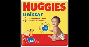 Noodzakelijke Luiers, Maat 4 (7-14 kg), Verpakking van 128 Luiers