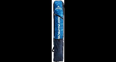 ALFA Storm Hockey Tas voor Twee Sticks | Kleur : Veelkleurig | Maat : Verstelbaar | Materiaal : Polyester | Lichtgewicht en Duurzaam | Ruim Hoofdcompartiment | Zak met Ritssluiting voor Accessoires | Jali Zak voor Organisatie.
