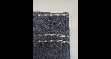 Luxe Gastendoek - Zwart - 30 x 50 cm