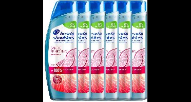 Head & Shoulders Sanfte Reinigung met Grapefruit – Anti-roos Shampoo – 6 x 250 ml
