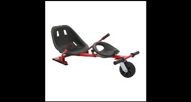 Rode Hoverboard Kart – Verstelbaar – Dubbele Zitplaats – Voor 6,5-10" Hoverboards – Buitenplezier Voor Kinderen & Volwassenen